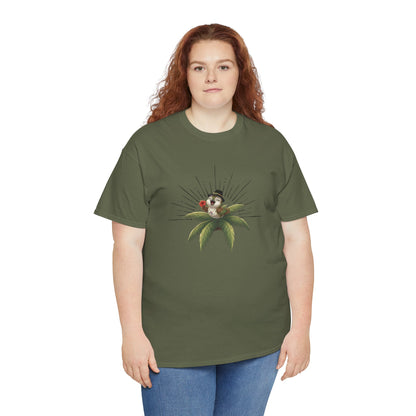 Unisex Heavy Cotton Tee Ciguita Tropical Sunrise