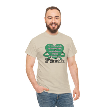 Unisex Heavy Cotton Tee - Fe (Faith), Colosenses 3:14