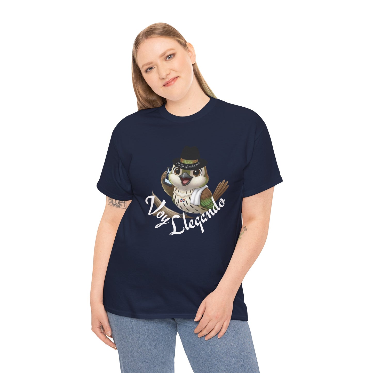 Unisex Heavy Cotton Tee - Voy Llegando