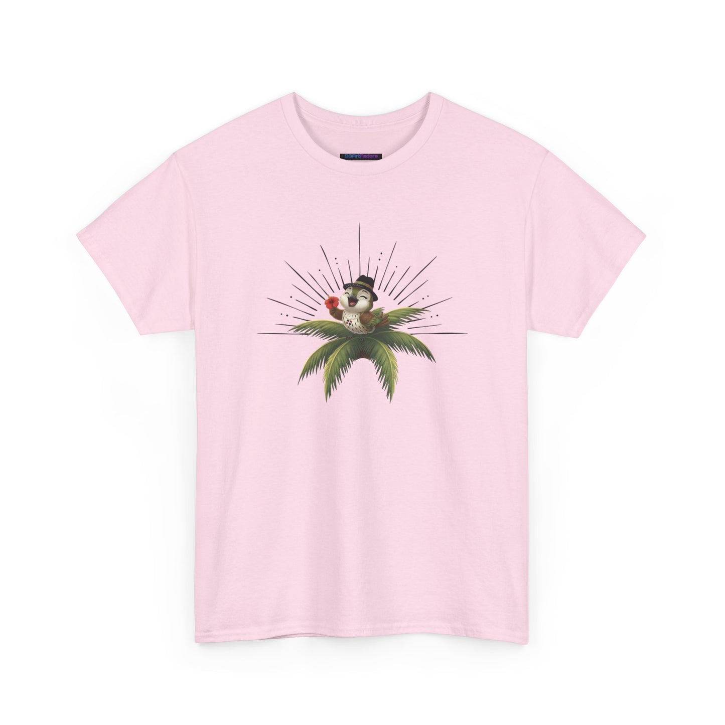 Unisex Heavy Cotton Tee Ciguita Tropical Sunrise