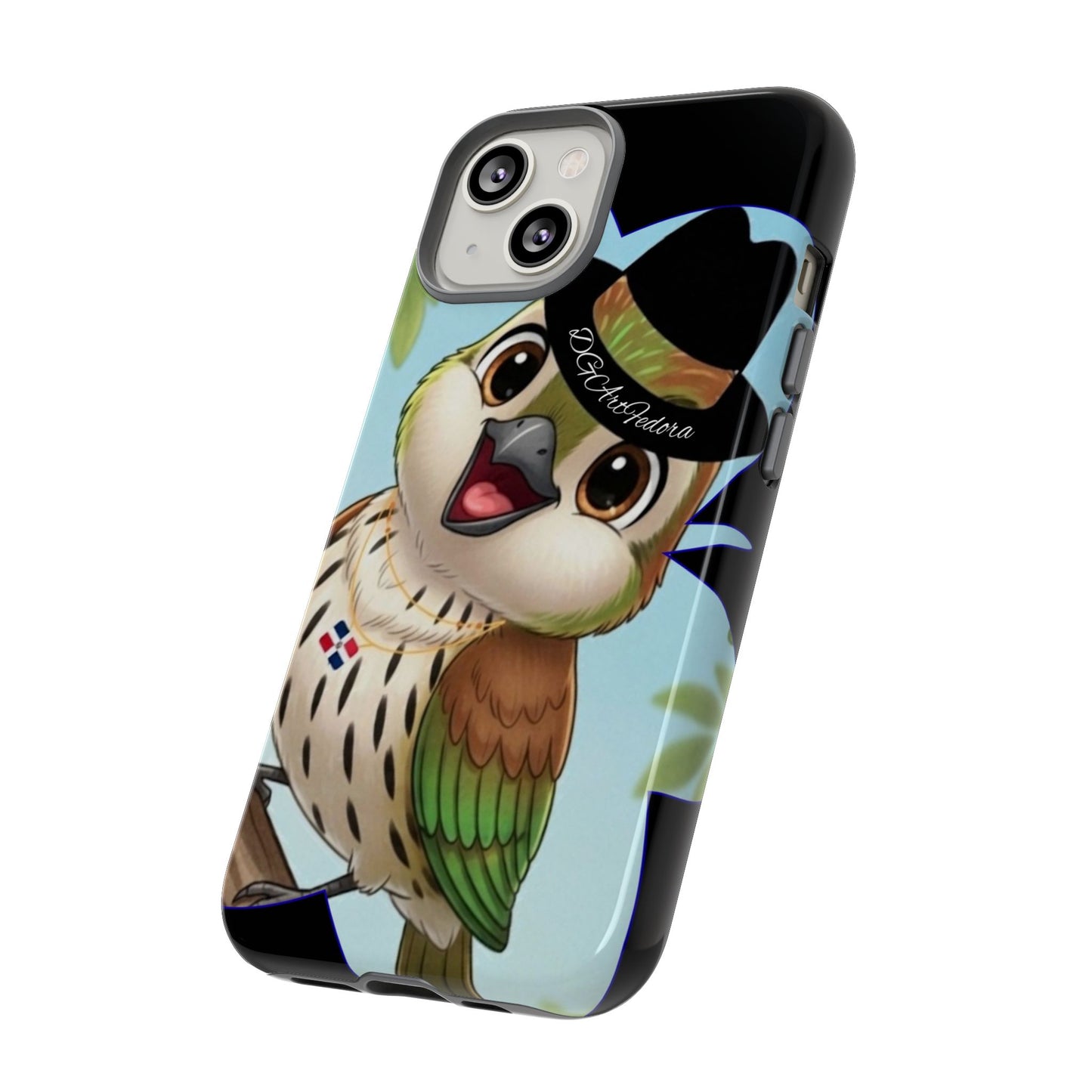 Tough Phone Case  Black- Matte & Glossy Options - Cigüita Design