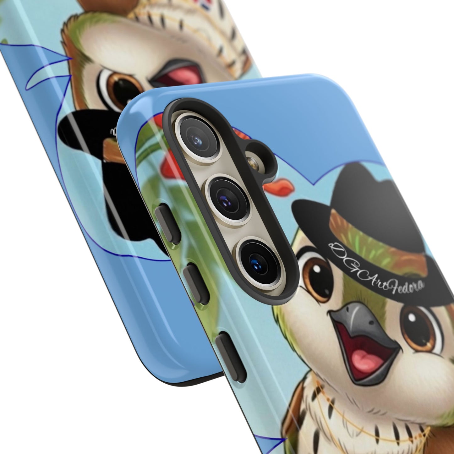 Tough Cases Light Blue Cigüita Design