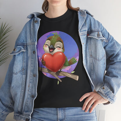 Unisex Heavy Cotton Tee Ciguita Hug your Heart