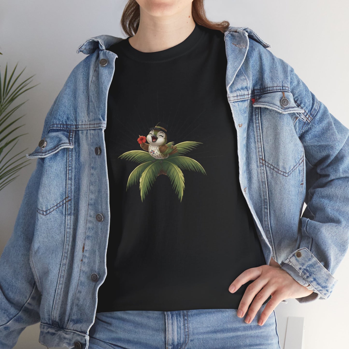 Unisex Heavy Cotton Tee Ciguita Tropical Sunrise