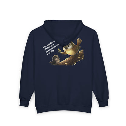 Unisex Heavy Blend Full Zip Hooded Sweatshirt Act of Kindness x Cigüita on Back