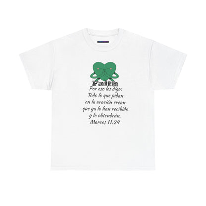Unisex Heavy Cotton Tee - Fe Marcos 11:24