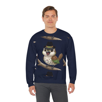 Unisex Heavy Blend Crewneck Sweatshirt Cigüita the Palmchat