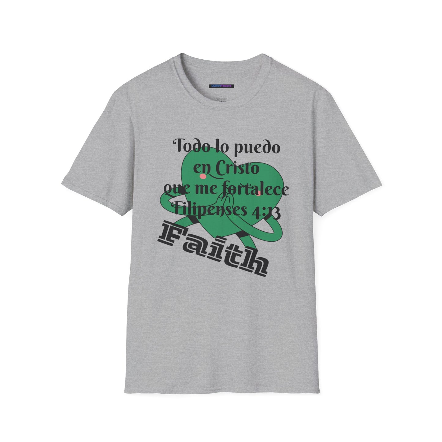 Unisex Softstyle T-Shirt - Filipenses 4:13 Todo lo Puedo en Cristo
