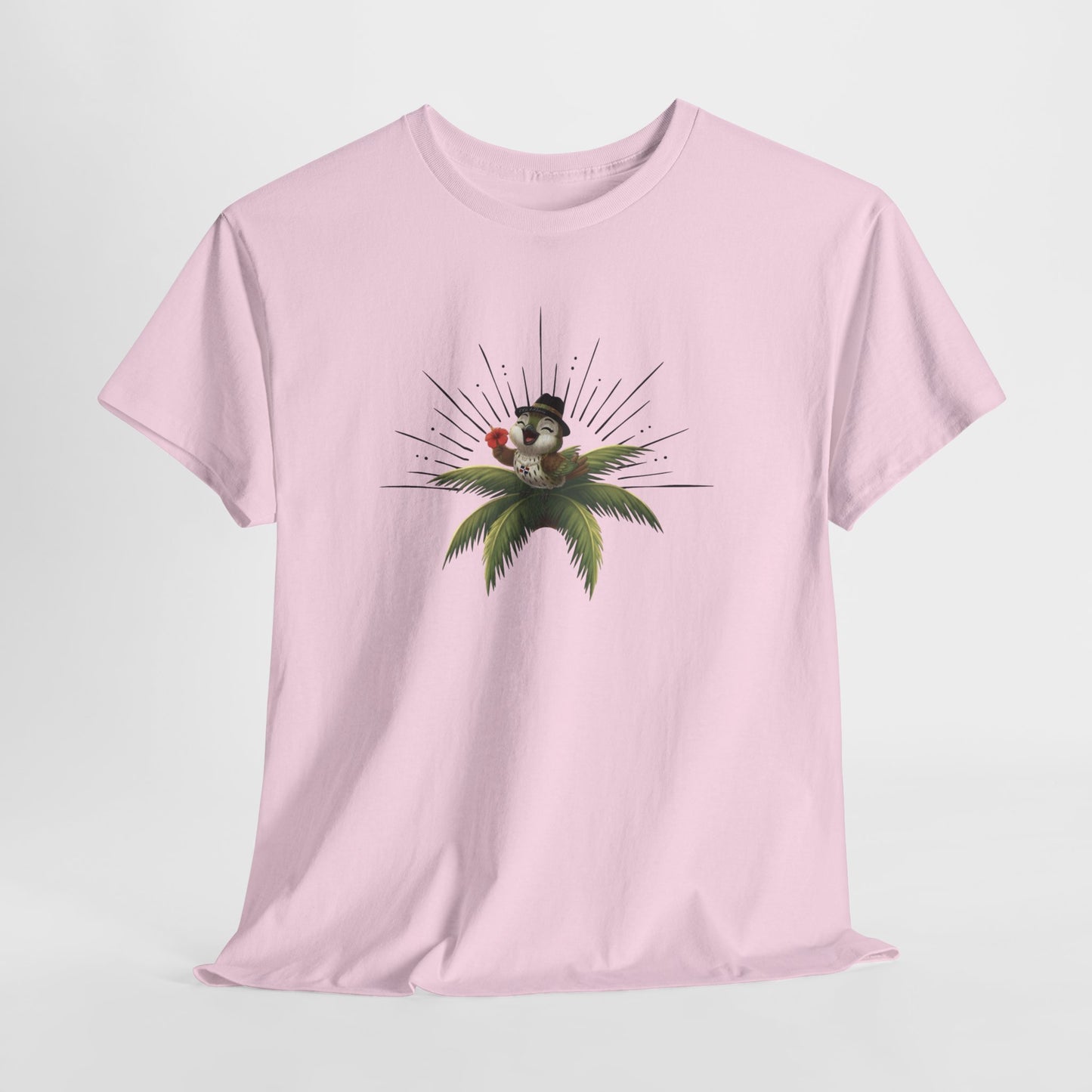 Unisex Heavy Cotton Tee Ciguita Tropical Sunrise