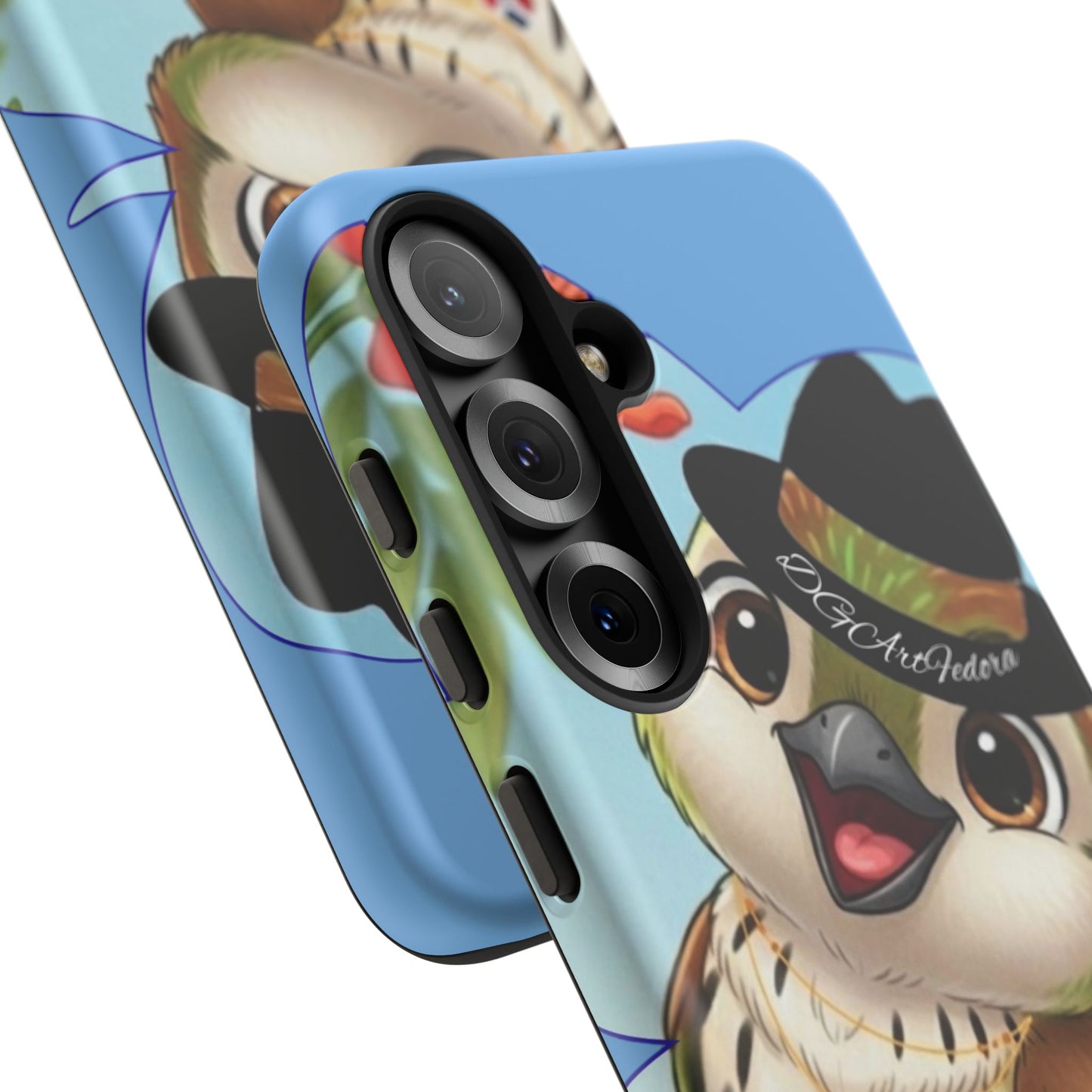 Tough Cases Light Blue Cigüita Design