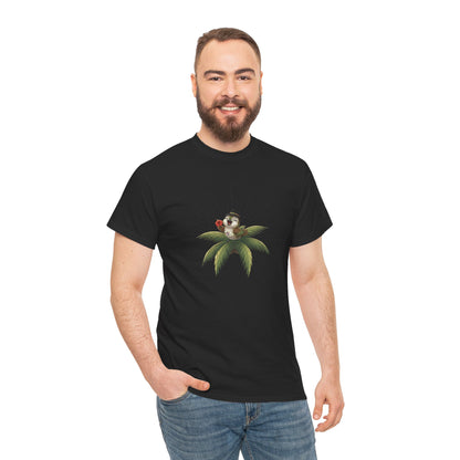 Unisex Heavy Cotton Tee Ciguita Tropical Sunrise