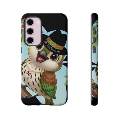 Tough Phone Case  Black- Matte & Glossy Options - Cigüita Design