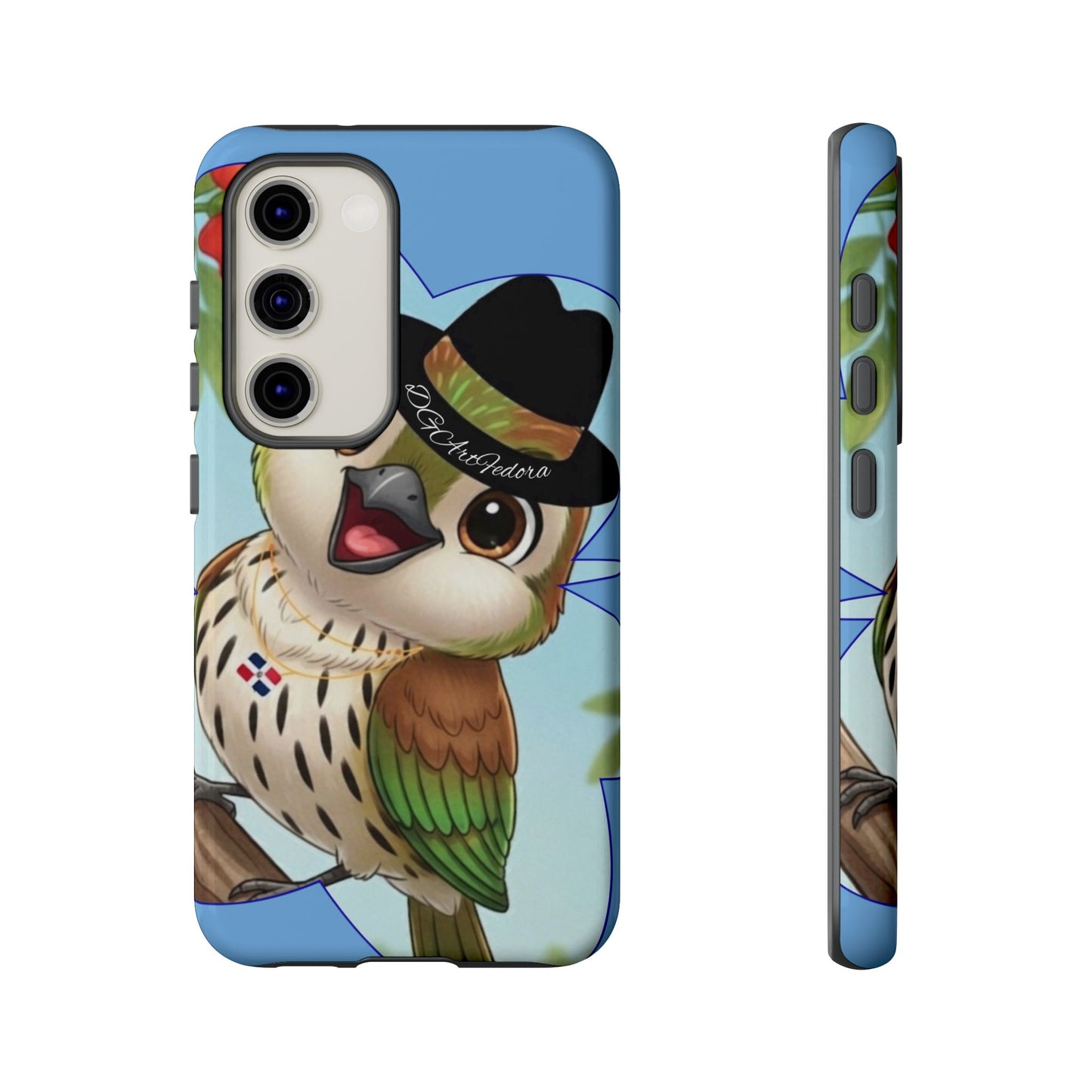 Tough Cases Light Blue Cigüita Design