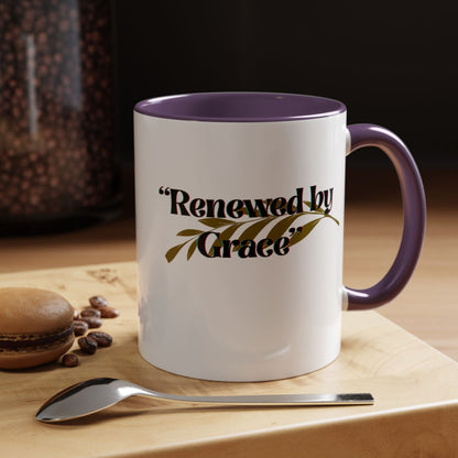 Accent Coffee Mug - Renewed by Grace