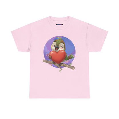 Unisex Heavy Cotton Tee Ciguita Hug your Heart