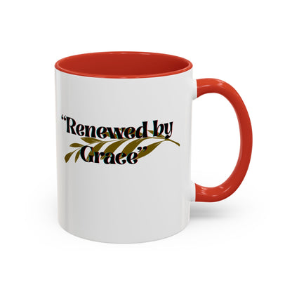 Accent Coffee Mug - Renewed by Grace