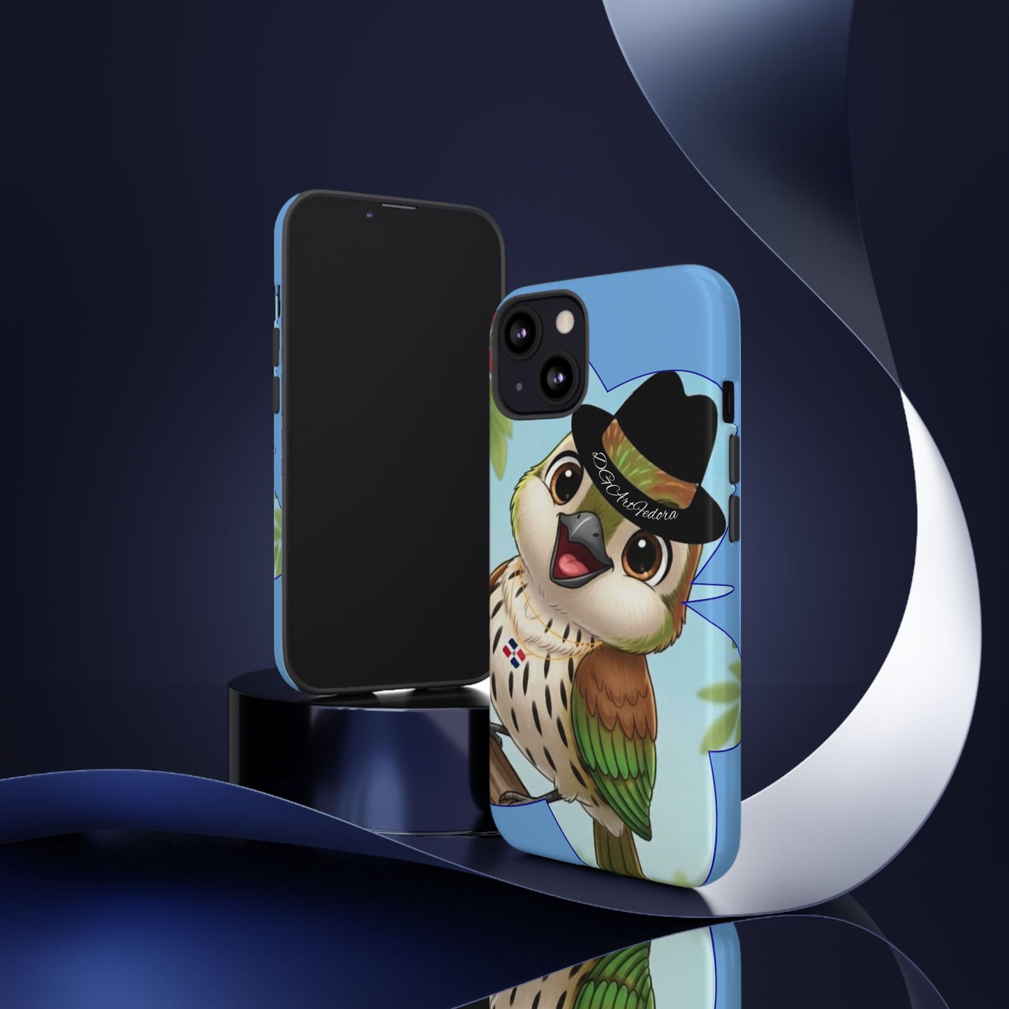 Tough Cases Light Blue Cigüita Design