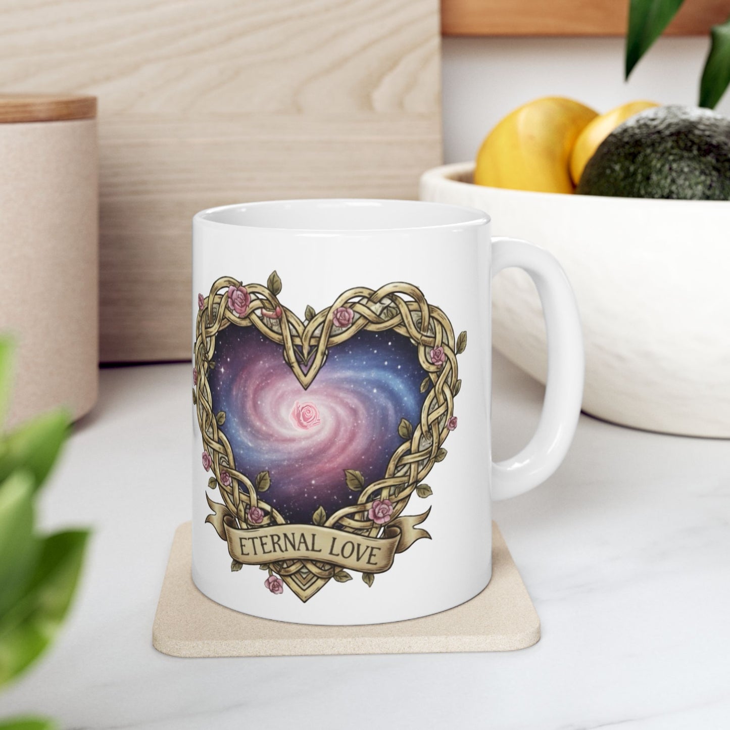 Ceramic Mug, (11oz, 15oz) Quote and Eternal Love