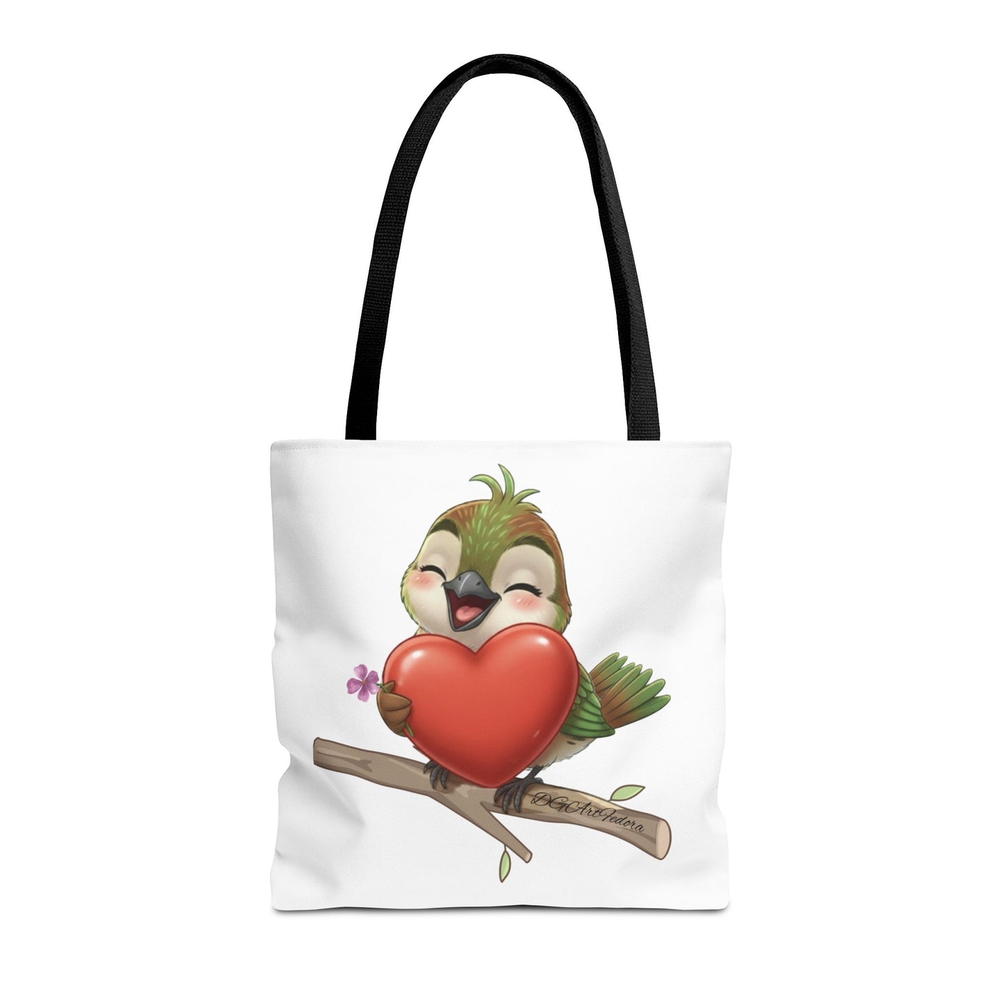Tote Bag (AOP) - Ciguita Hugging Heart
