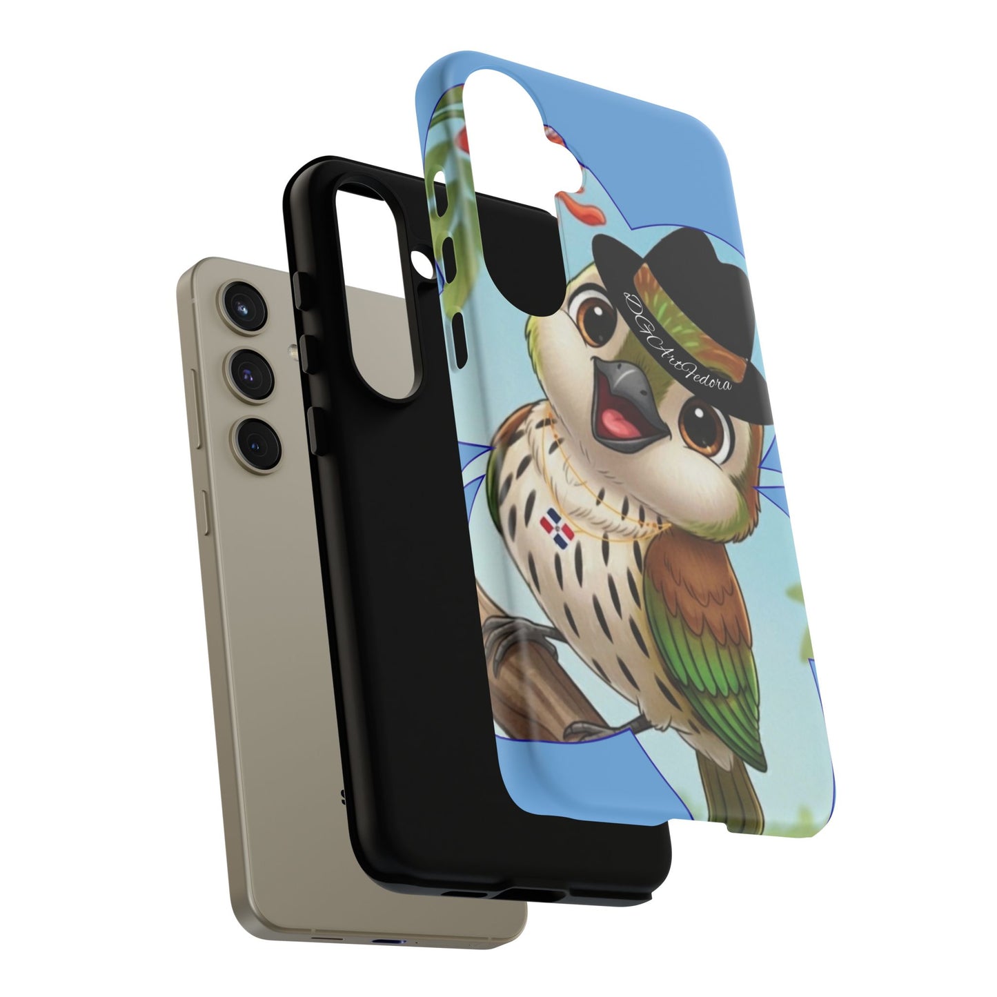 Tough Cases Light Blue Cigüita Design