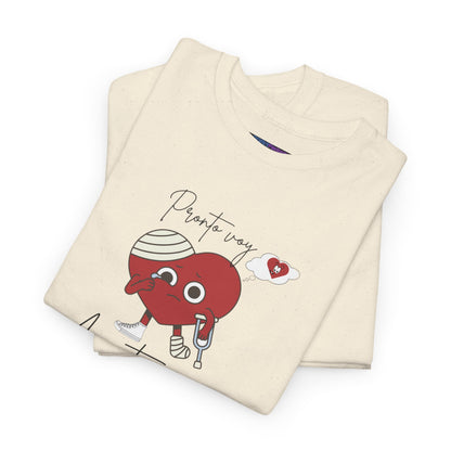 Unisex Heavy Cotton Tee pronto voy a estar bien (I'll be better soon)