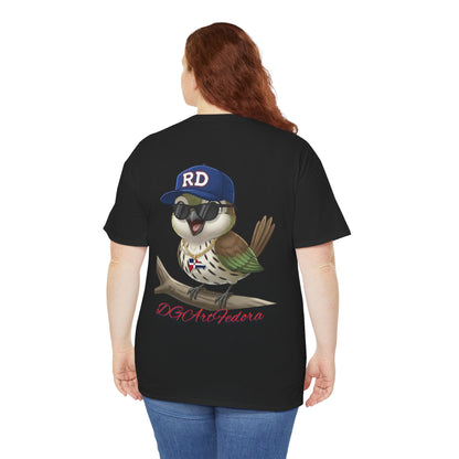 Unisex Heavy Cotton Tee - Cigüita y su Flow Dominicano - Front and Back