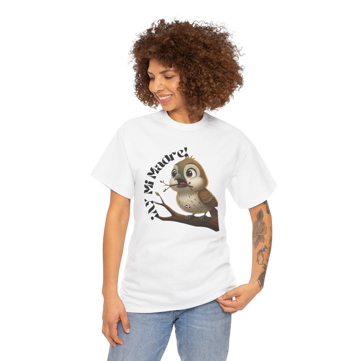 Unisex Heavy Cotton Tee - Ay Mi Madre