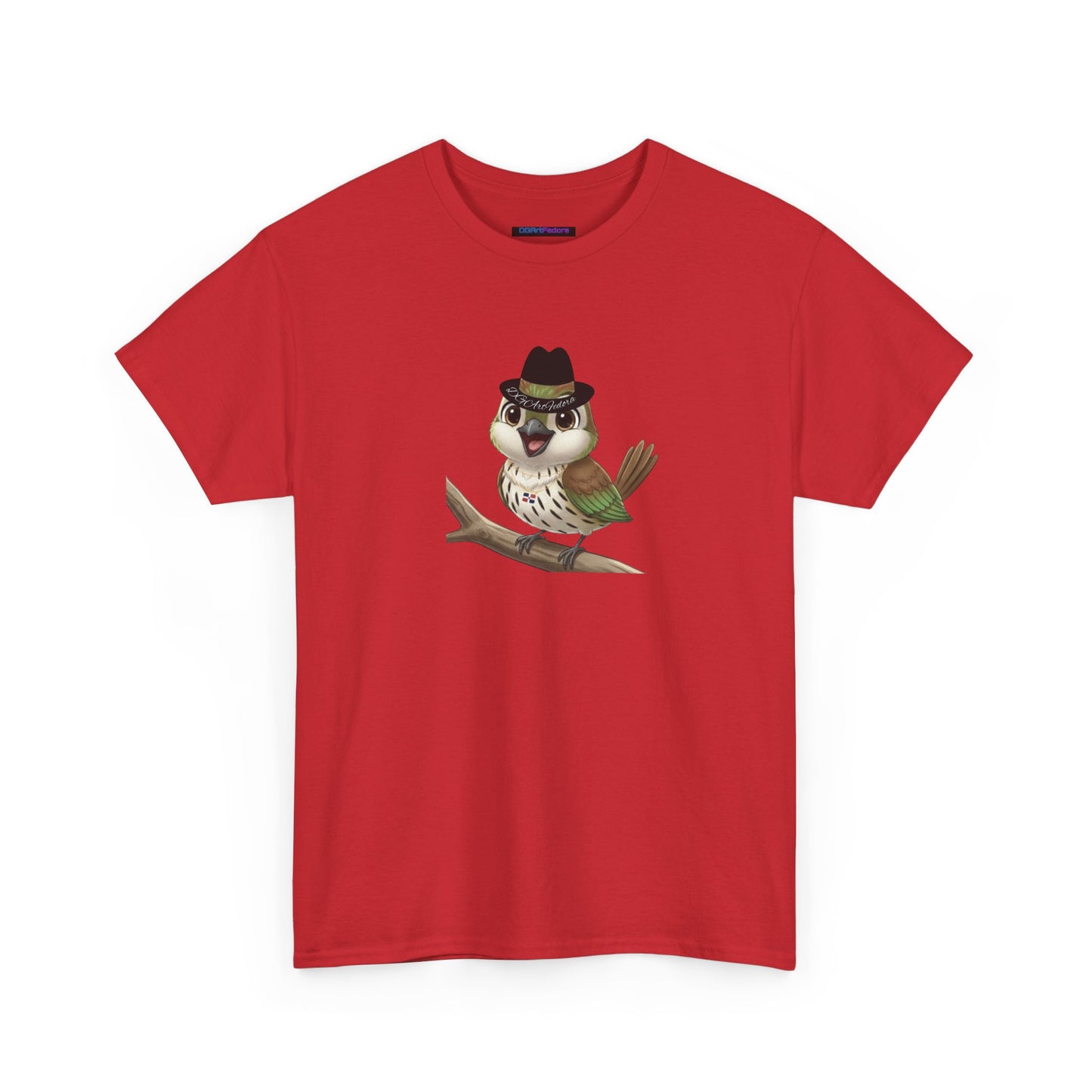 Unisex Heavy Cotton Tee Ciguita Chillin' on a Branch