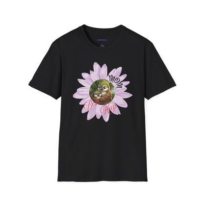 Cigüita Mother’s Embrace Flower Design - Softstyle T-Shirt