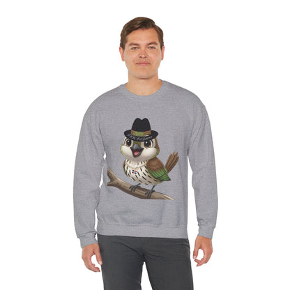 Unisex Heavy Blend Crewneck Sweatshirt Cigüita the Palmchat