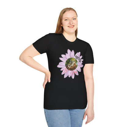 Cigüita Mother’s Embrace Flower Design - Softstyle T-Shirt