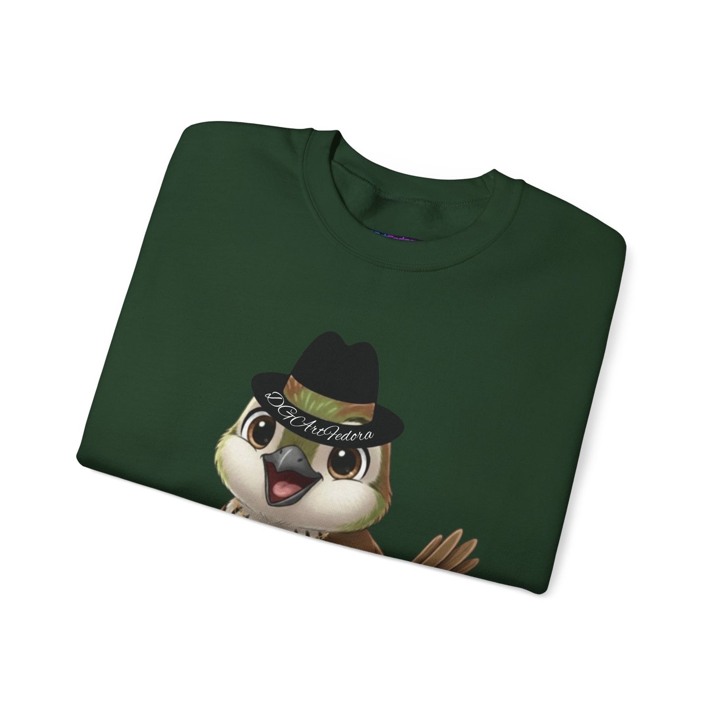 Unisex Heavy Blend Crewneck Sweatshirt Cigüita the Palmchat