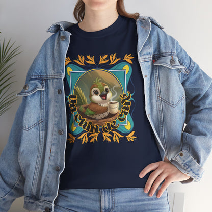 Unisex Heavy Cotton Tee - Un Chin de Café