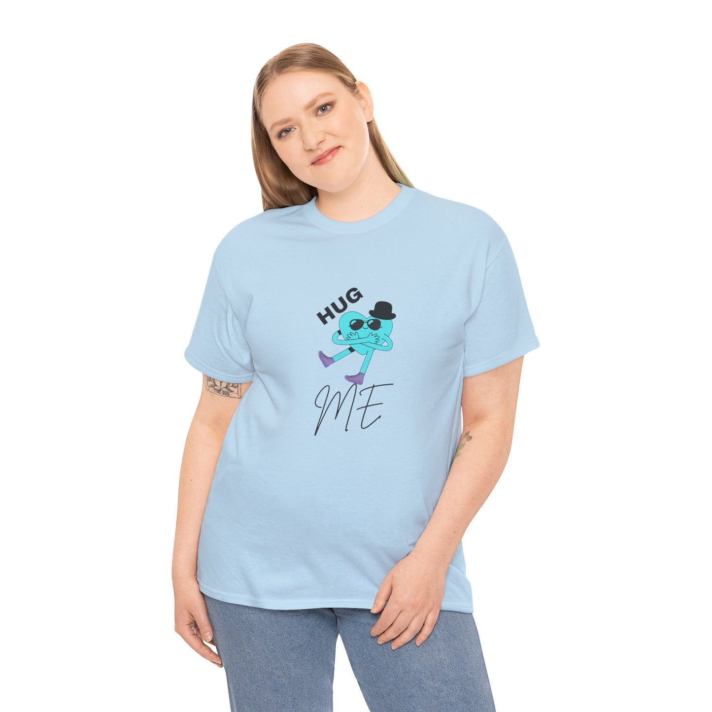 Unisex Heavy Cotton Tee HUG ME BOY