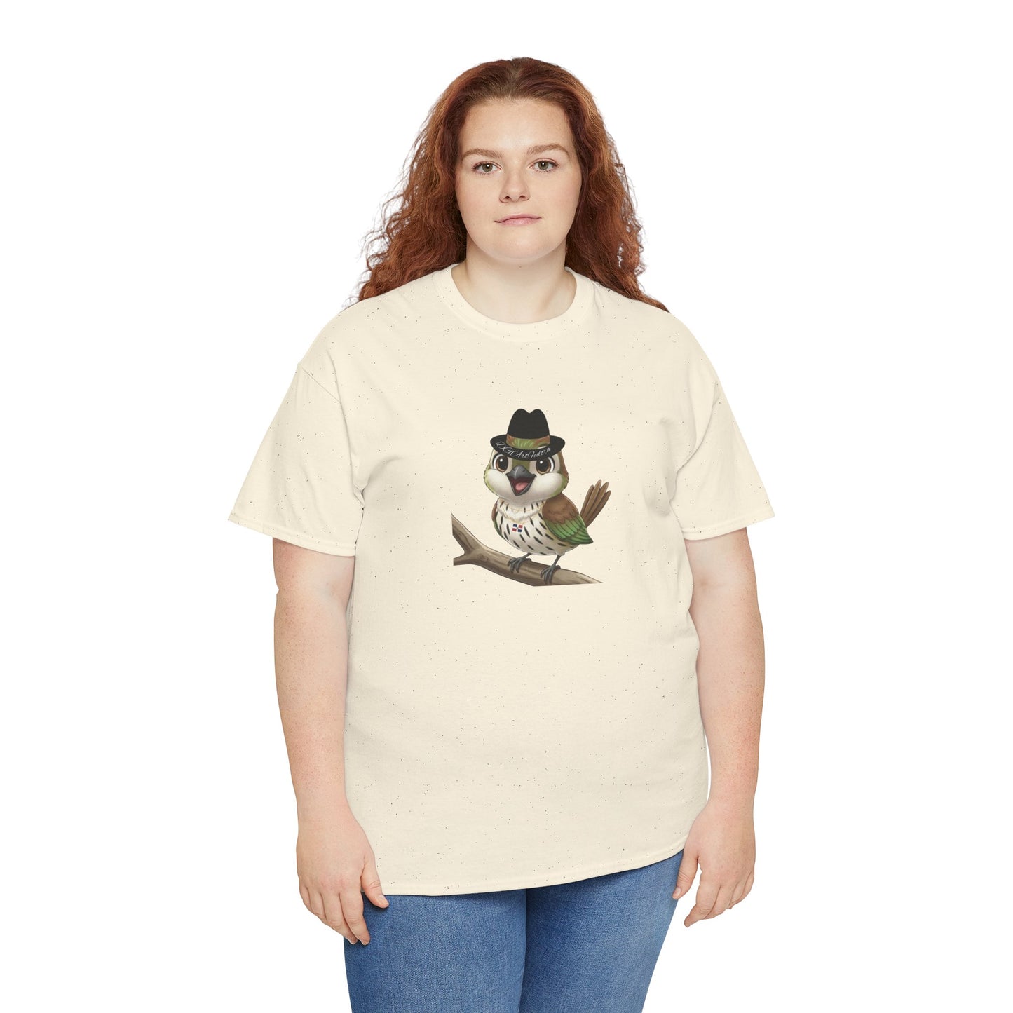 Unisex Heavy Cotton Tee Ciguita Chillin' on a Branch
