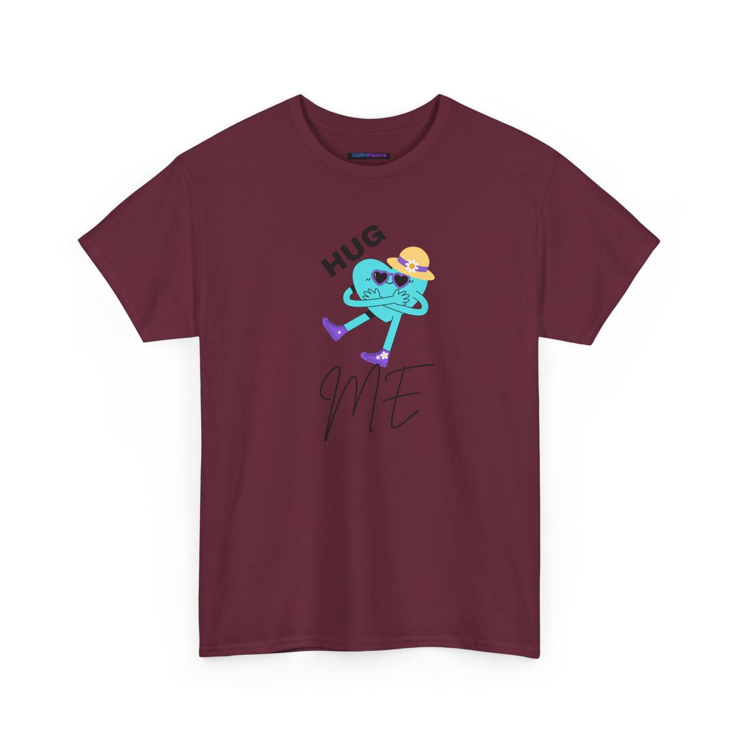 Unisex Heavy Cotton Tee HUG ME GIRL