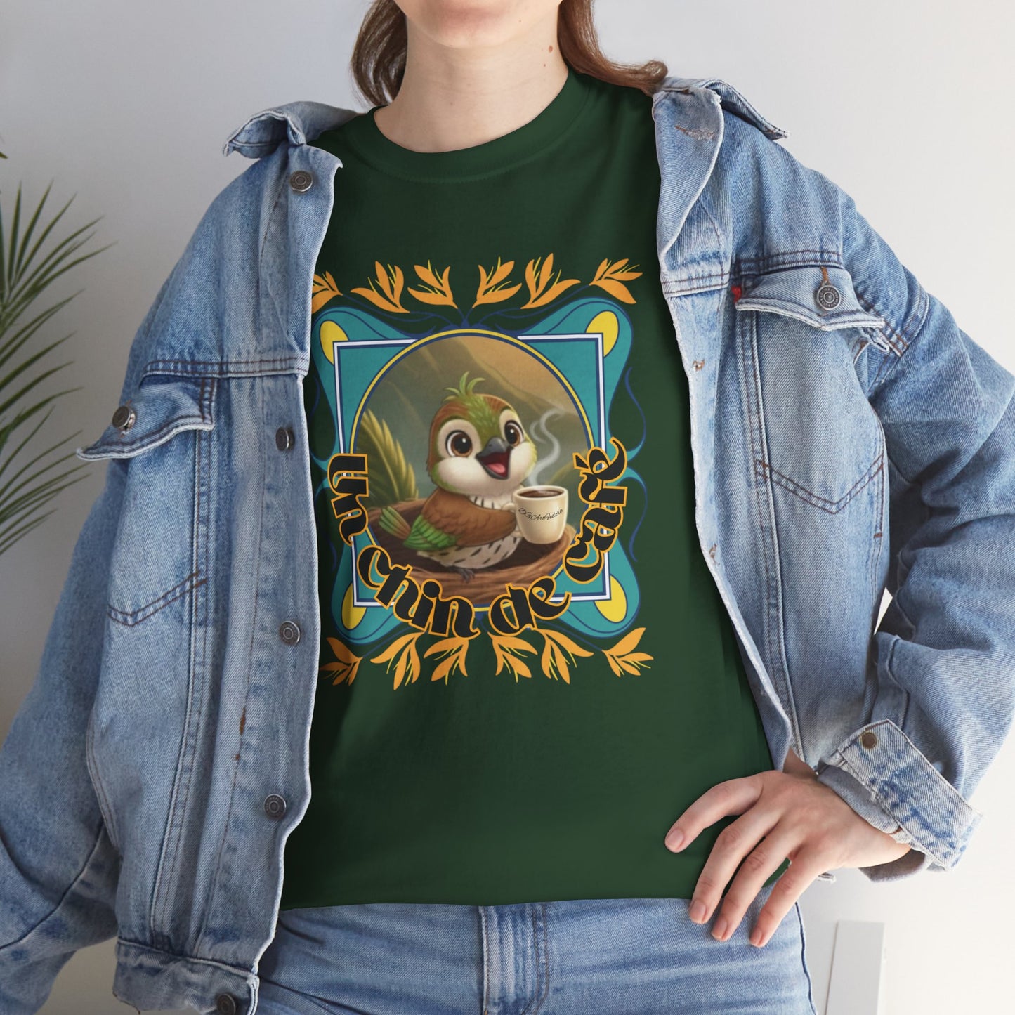 Unisex Heavy Cotton Tee - Un Chin de Café