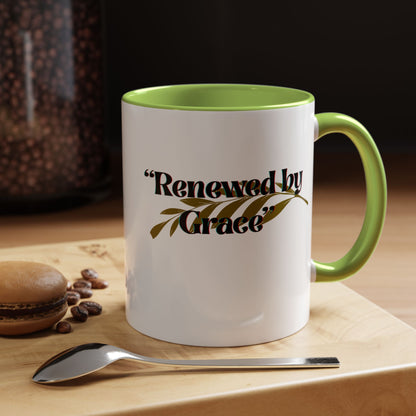 Accent Coffee Mug - Renewed by Grace