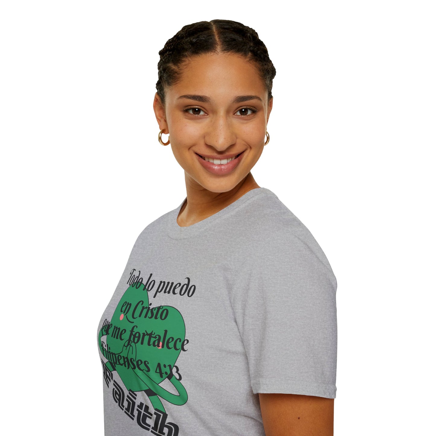 Unisex Softstyle T-Shirt - Filipenses 4:13 Todo lo Puedo en Cristo