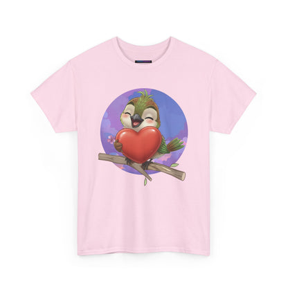 Unisex Heavy Cotton Tee Ciguita Hug your Heart