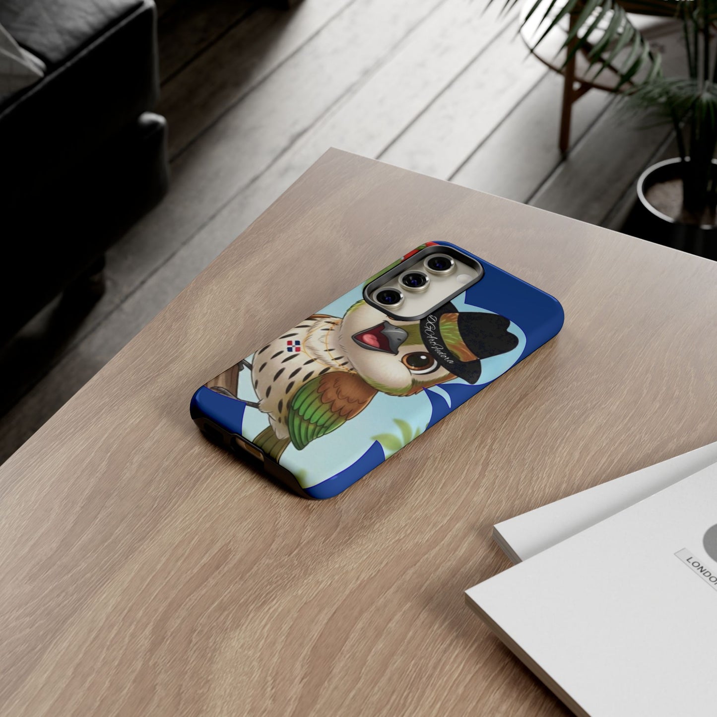 Tough Phone Case -  - Matte & Glossy Options - Cigüita Design Blue