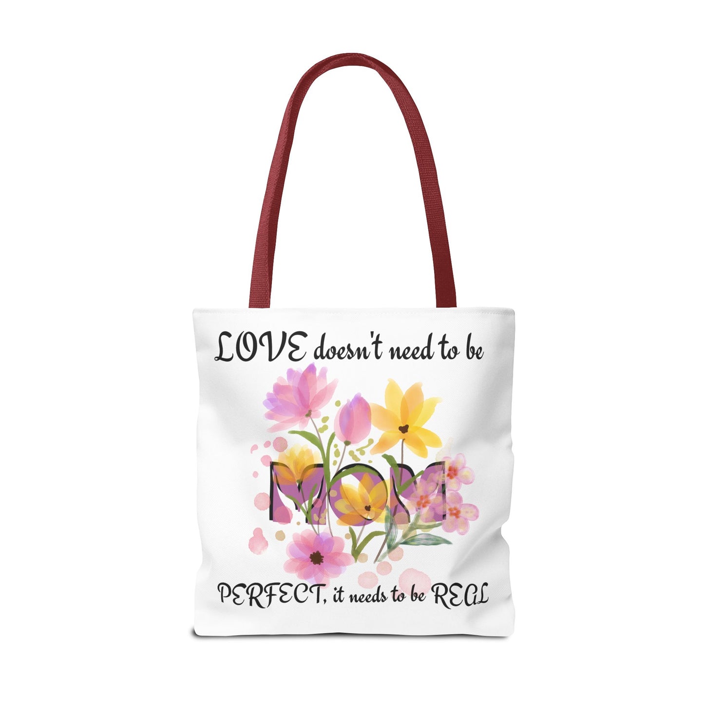 Love Is Real Inspirational Carryall Tote Bag