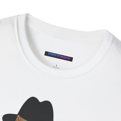 Unisex T-shirt Ciguita the Palmchat with Hat & Chain