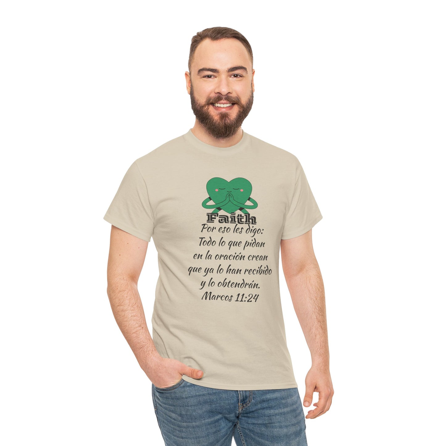 Unisex Heavy Cotton Tee - Fe Marcos 11:24