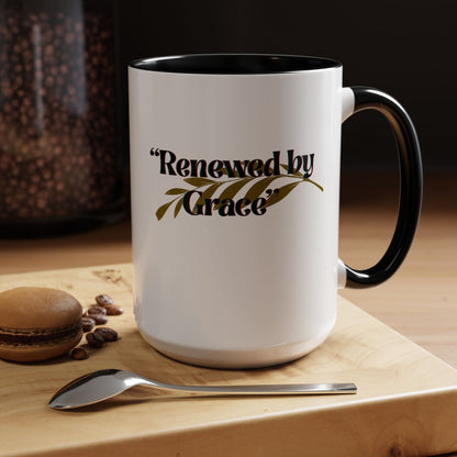 Accent Coffee Mug - Renewed by Grace