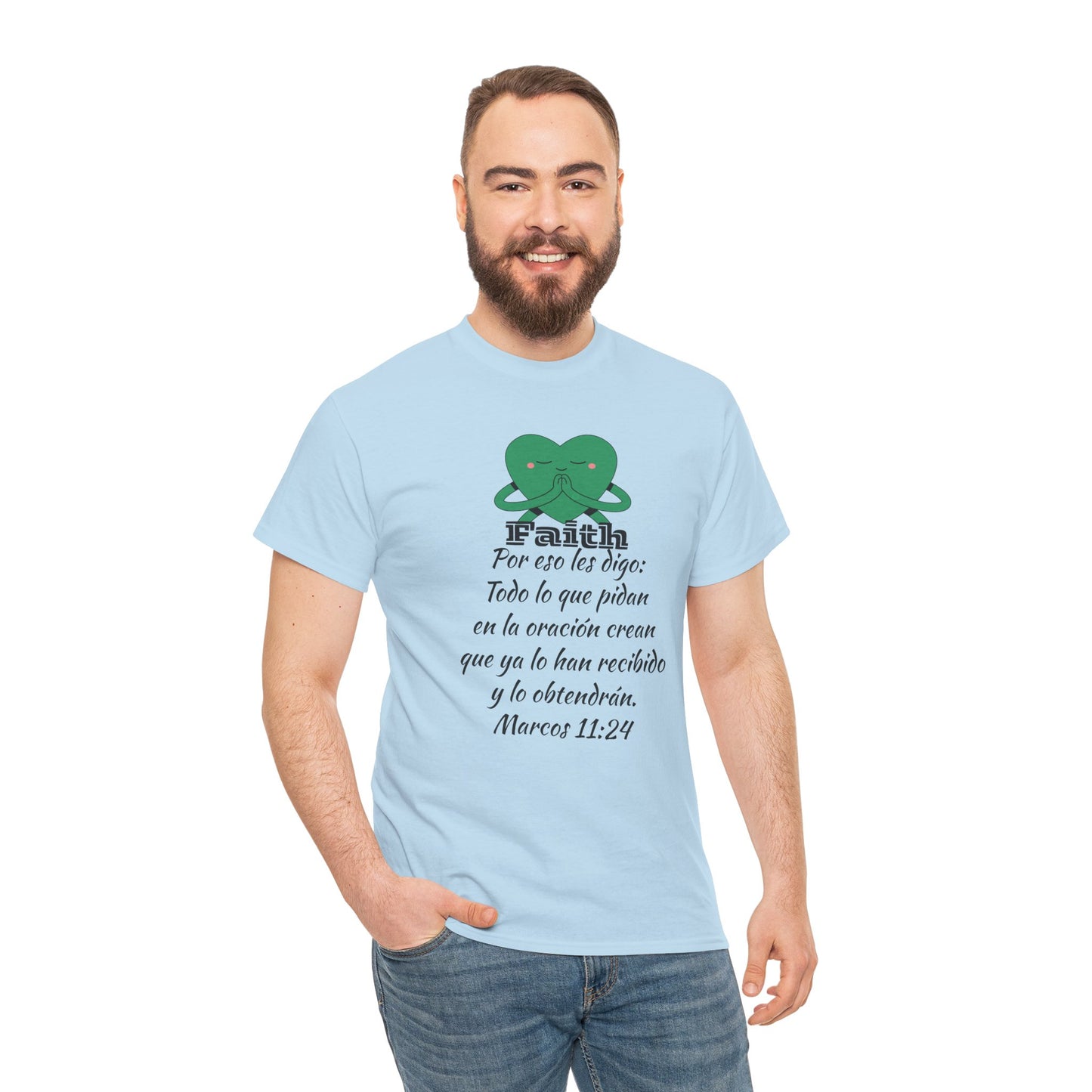 Unisex Heavy Cotton Tee - Fe Marcos 11:24