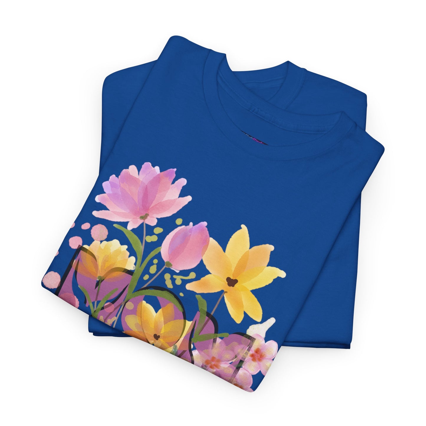 Soft Floral Mom Tribute Design - Heavy Cotton Tee