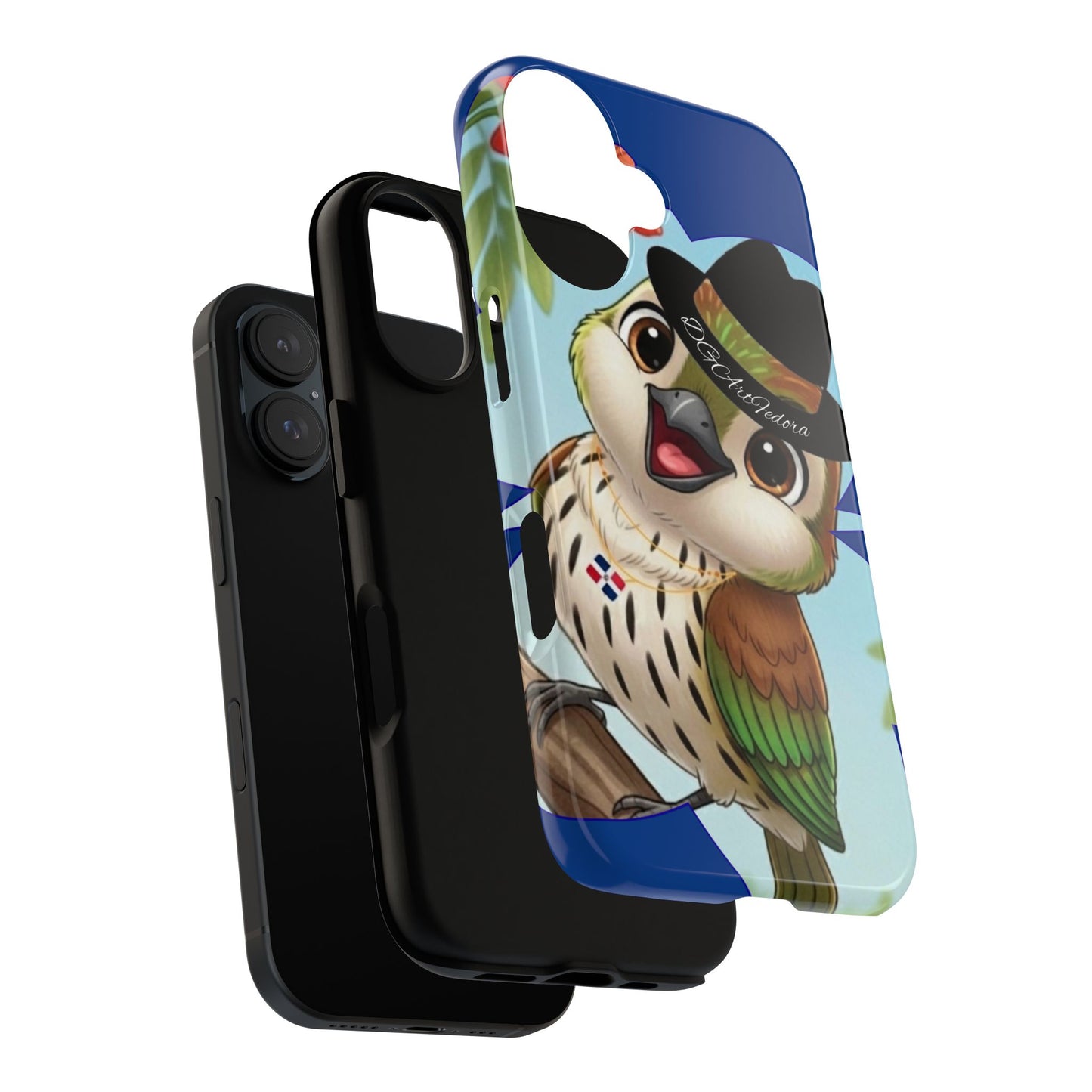 Tough Phone Case -  - Matte & Glossy Options - Cigüita Design Blue