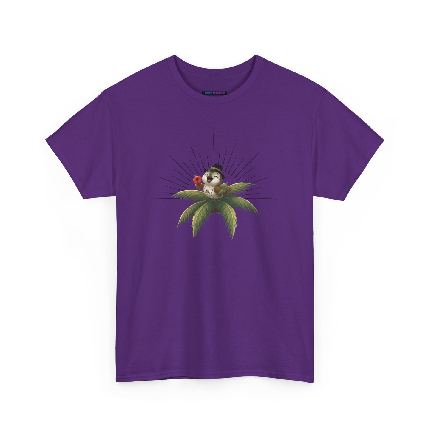 Unisex Heavy Cotton Tee Ciguita Tropical Sunrise