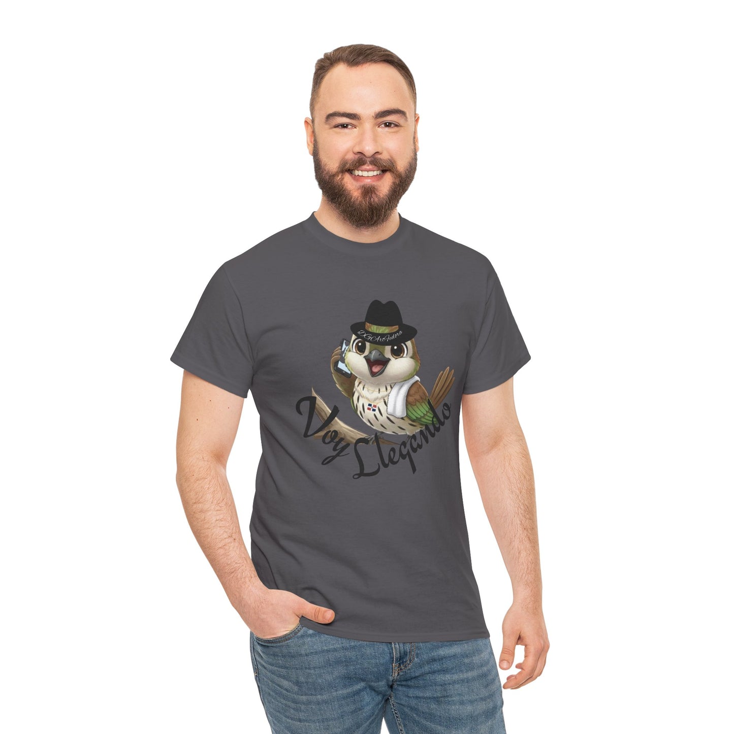 Unisex Heavy Cotton Tee - Voy Llegando